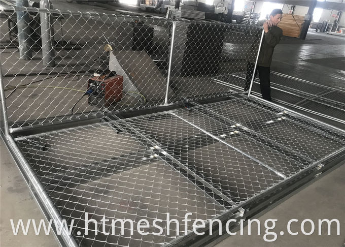 8x12 feet Temporary Chain Link Fence Panels portable event fencing American model 6'x12' temporary chain link fence for yard